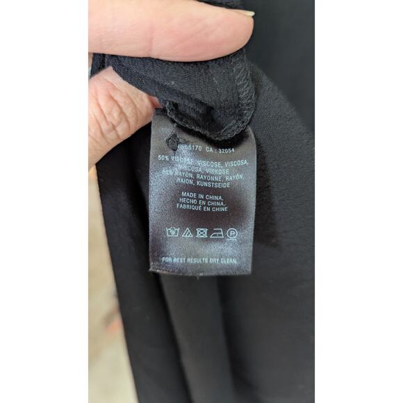 Anthropologie Maeve Ceycan Tunic M Retails $150 Black Flowy Goth Boho - Picture 11 of 11